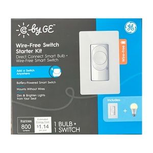 General Electric Wire-Free Smart Switch and LED Smart Bulb Starter Kit